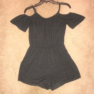 Grey Tshirt Romper